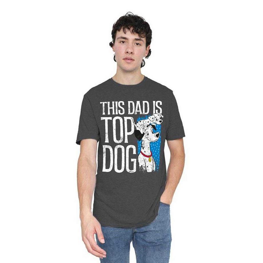 101 Dalmatians This Dad Is Top Dog T-Shirt  