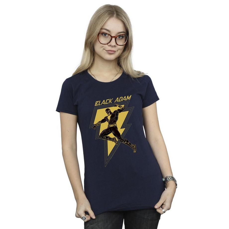 DC COMICS Black Adam T-Shirt Stampata  