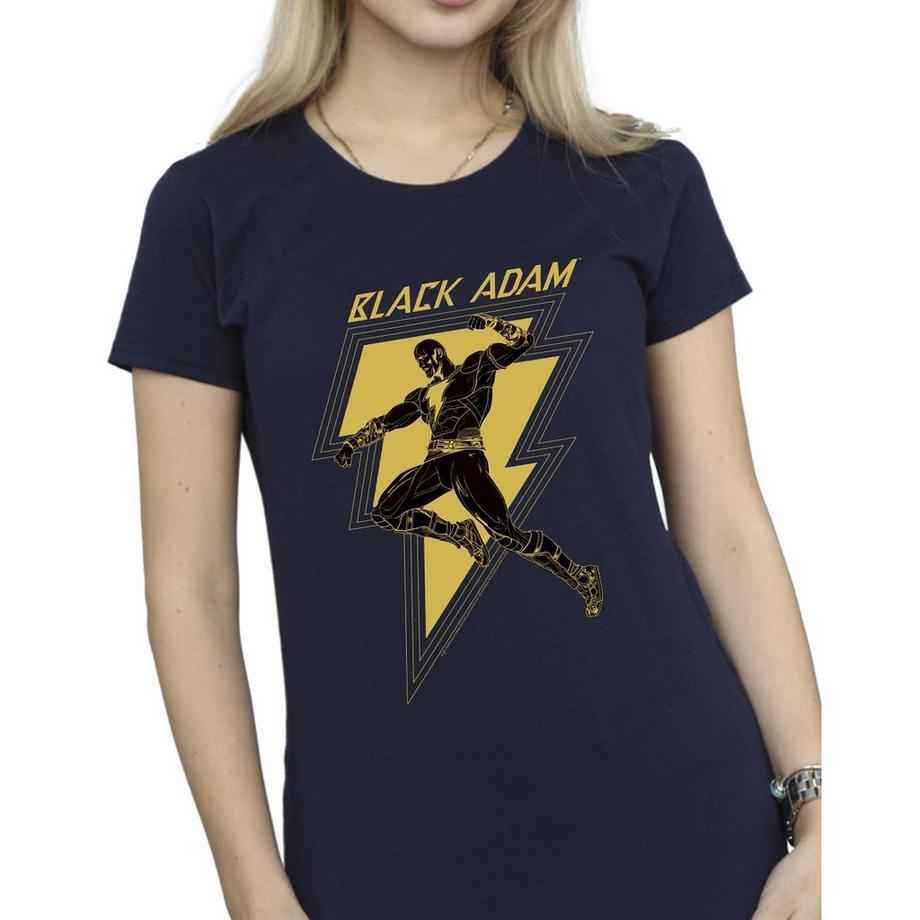 DC COMICS Black Adam T-Shirt Stampata  