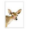 Wall Editions  Art-Poster - Fawn with bow - Mercedes Lopez Charro - 50 x 70 cm 