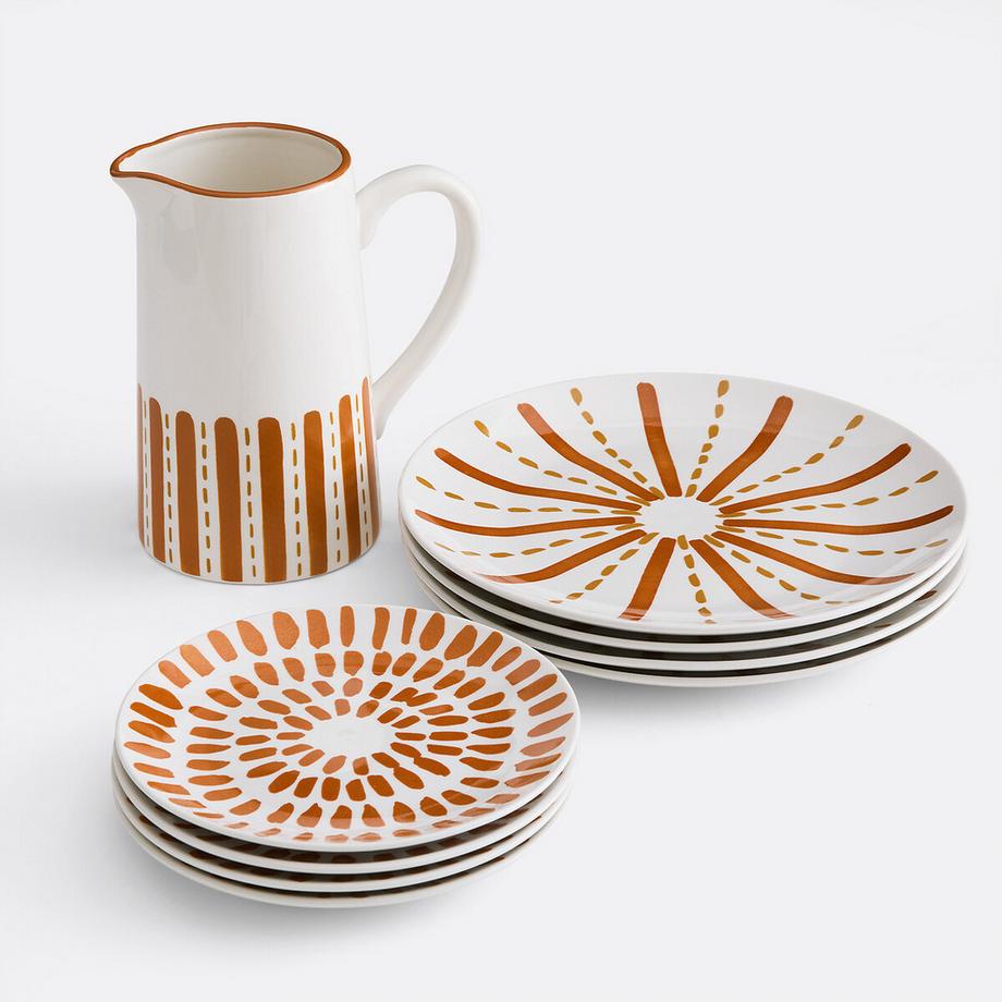 La Redoute Intérieurs Carafe en grès avec motif  