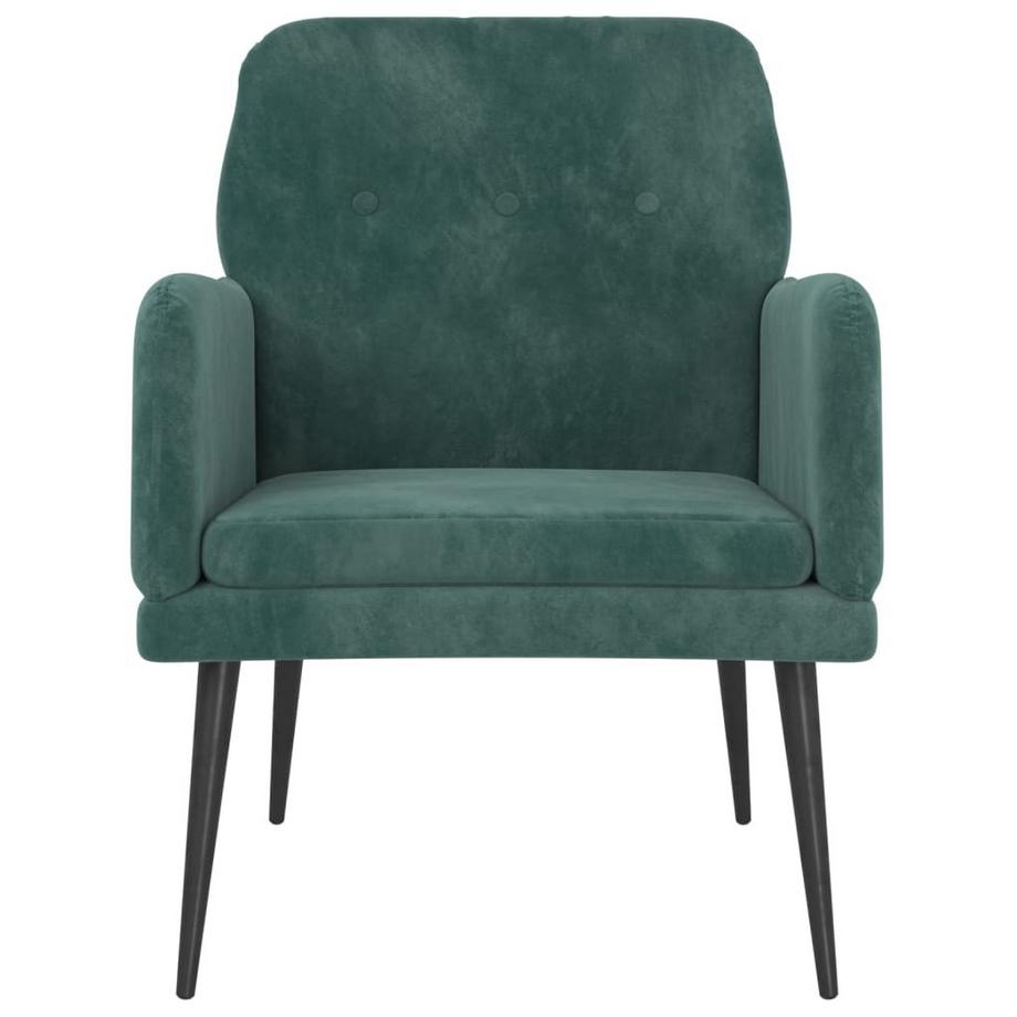 VidaXL Fauteuil velours  