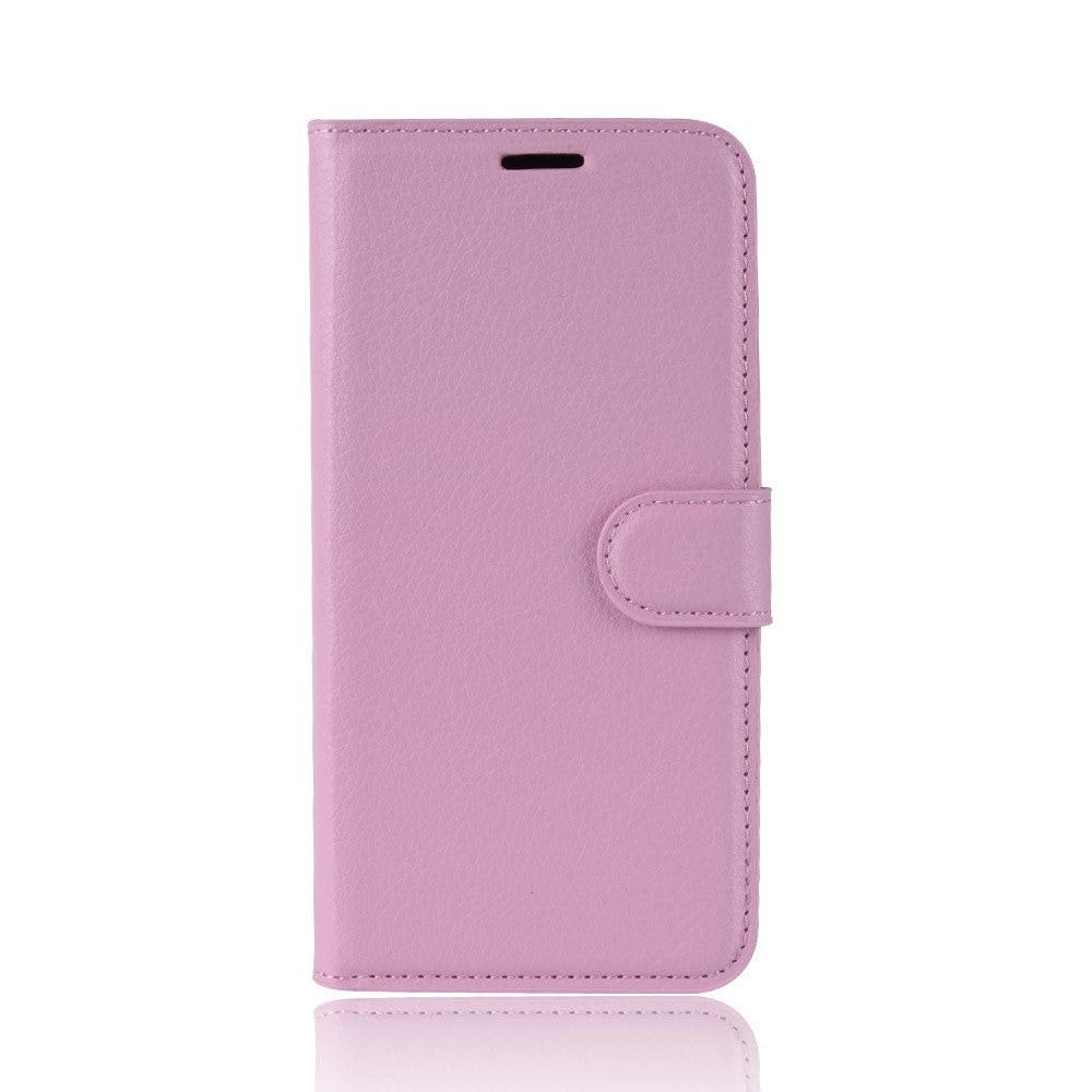 Cover-Discount  Nokia 2.2 - Étui en cuir coque avec compartiments pour cartes roses 