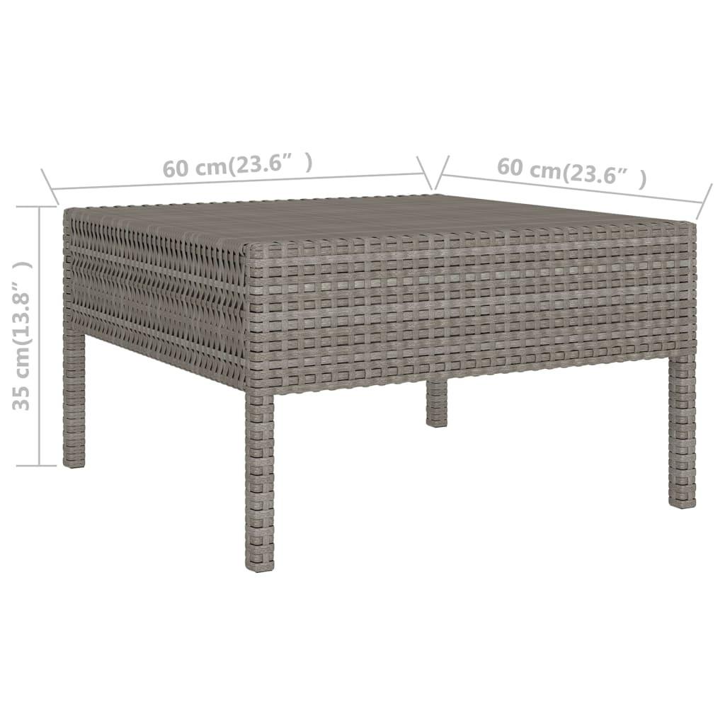 VidaXL Garten-sofagarnitur poly-rattan  