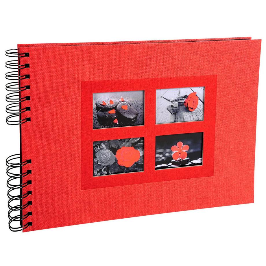 Exacompta Album photos à spirales 50 pages noires Passion - 32x22 cm  