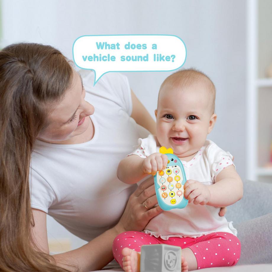 Activity-board  Babytelefon Musikalisches Spielzeug Babyspielzeug Smartphone, Spielzeugtelefon für Kinder, elektronisches Sprechenlernen 