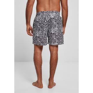 URBAN CLASSICS Gemusterte Badeshorts  