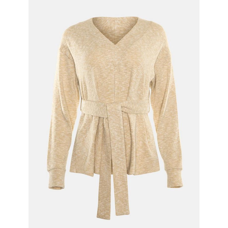 Lisca Isadora Top a Maniche Lunghe con Cintura  