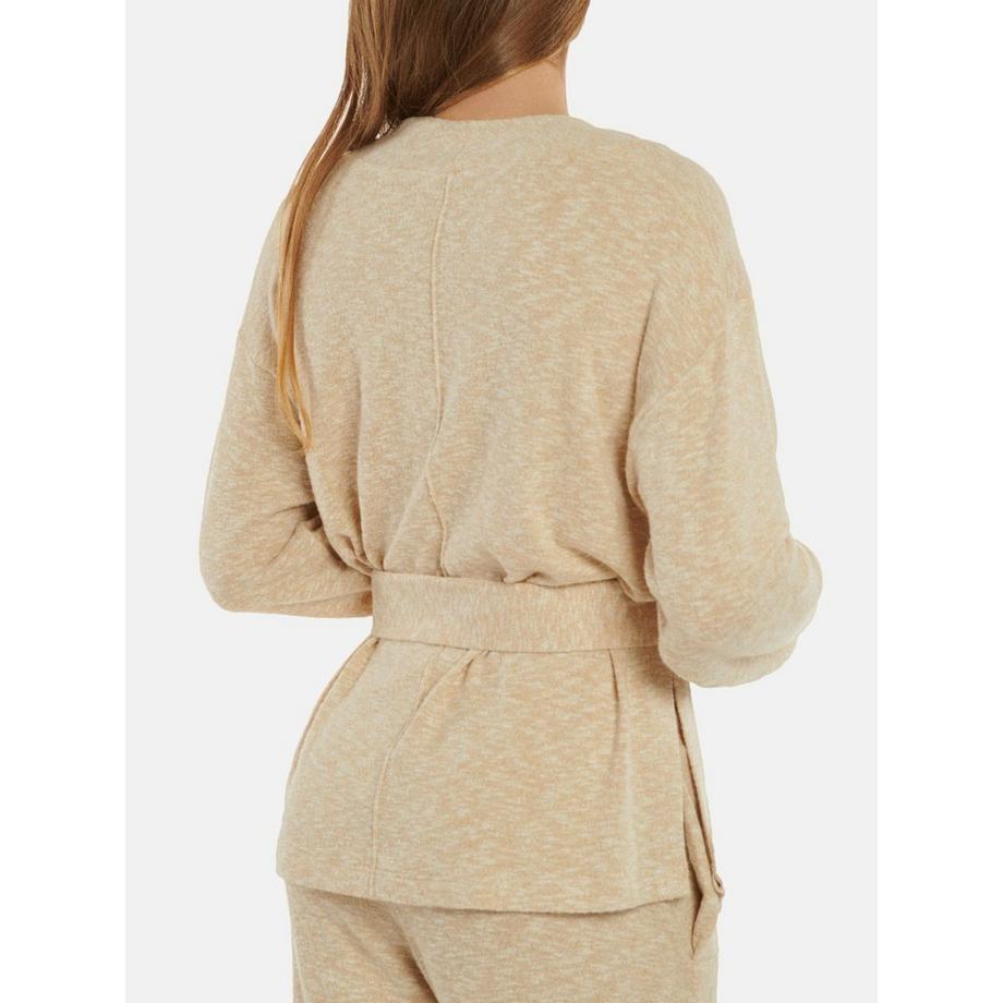 Lisca Isadora Top a Maniche Lunghe con Cintura  