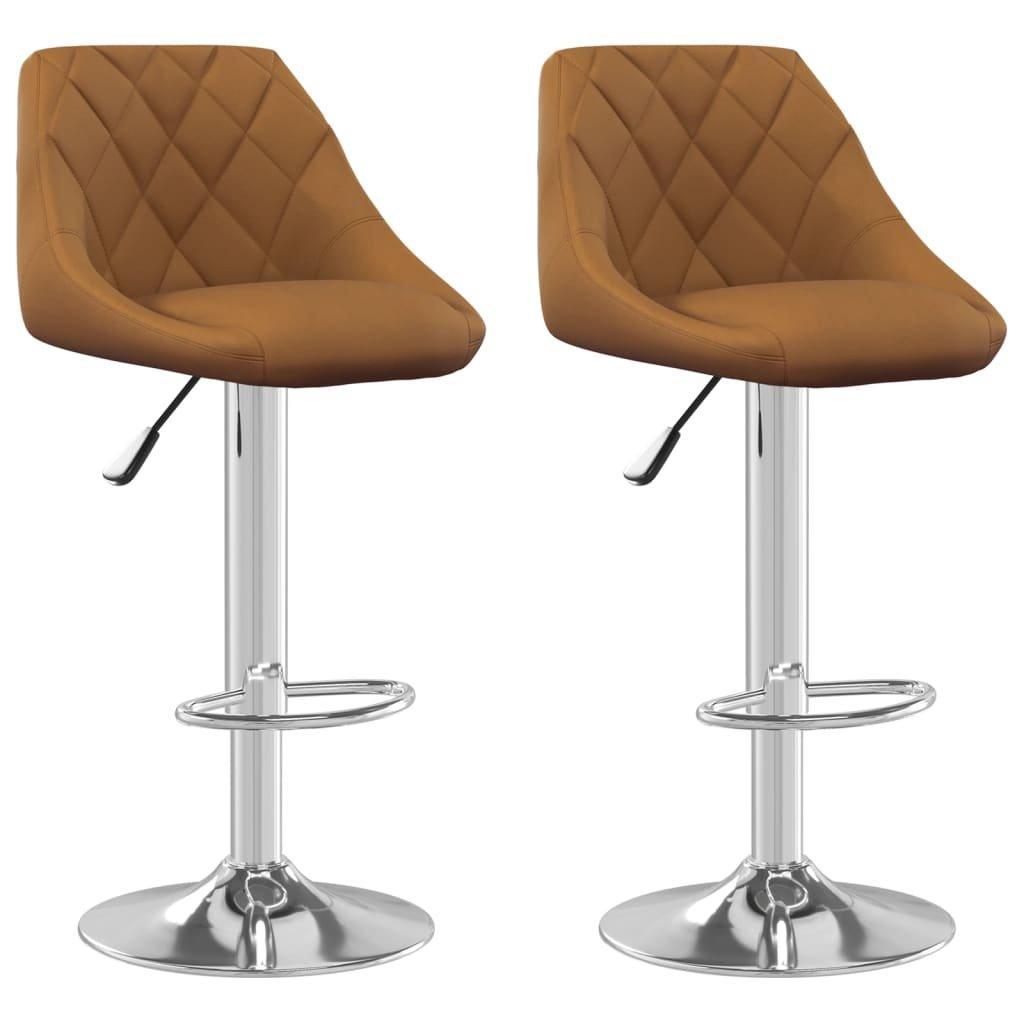 VidaXL Tabouret de bar velours  