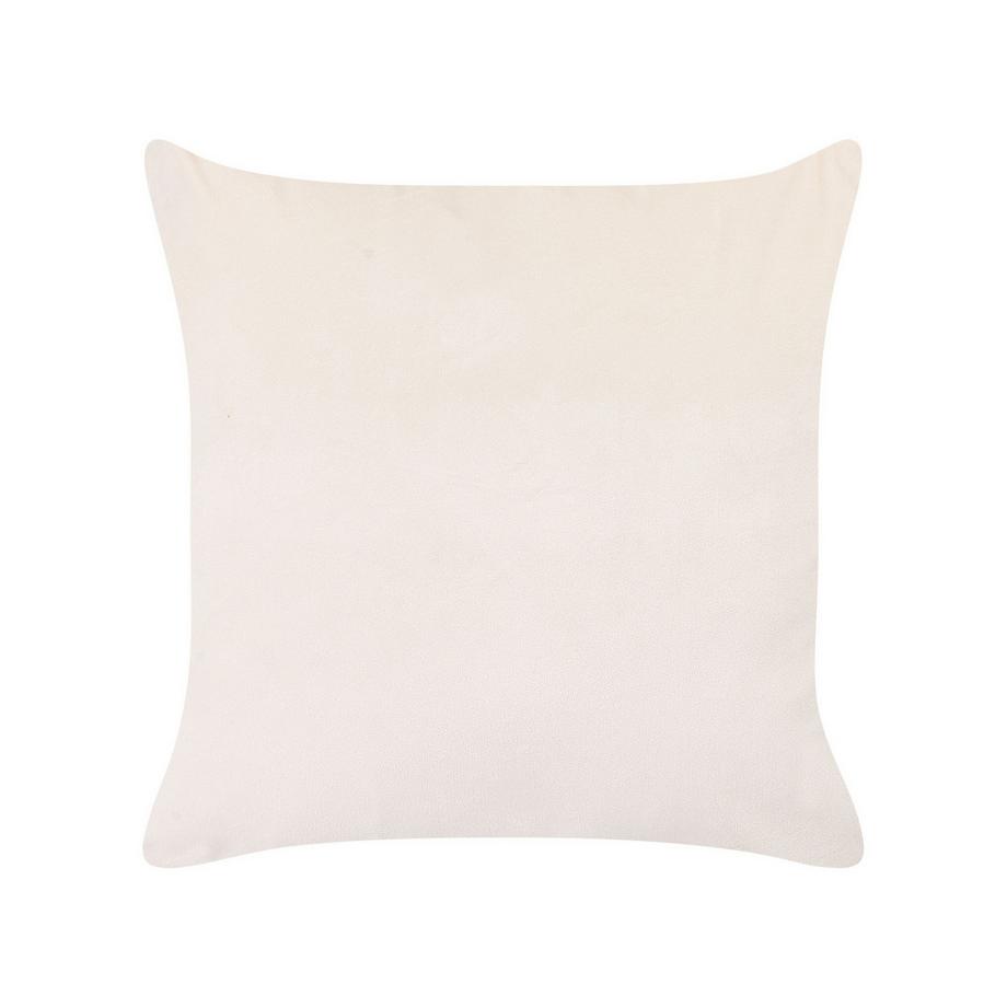 Beliani Dekokissen 2er Set aus Samtstoff Boho TRITELEIA  