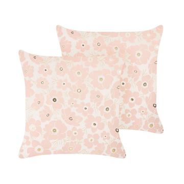 Dekokissen 2er Set aus Samtstoff Boho TRITELEIA