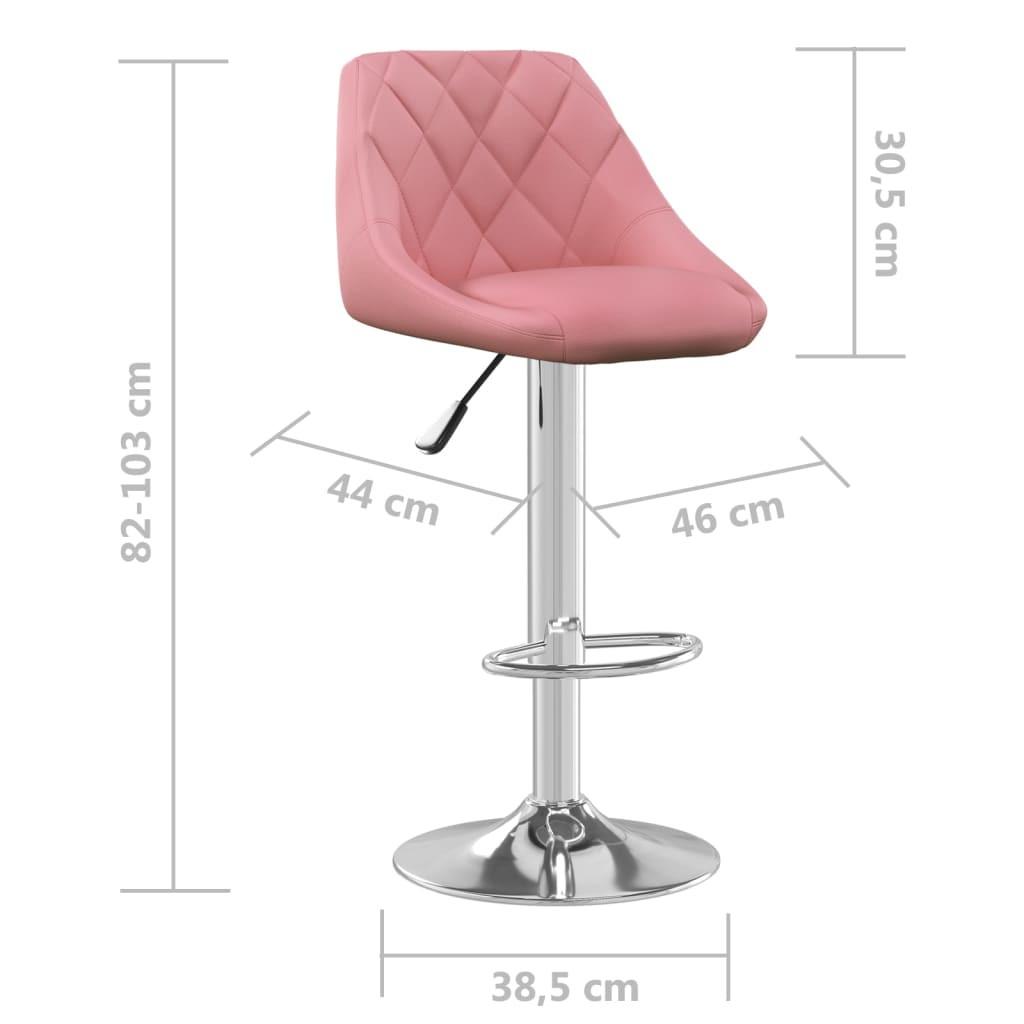 VidaXL Tabouret de bar velours  