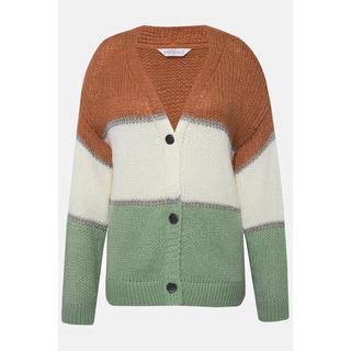 Studio Untold  Cardigan dal taglio squadrato con righe, scollo a V e maniche lunghe 