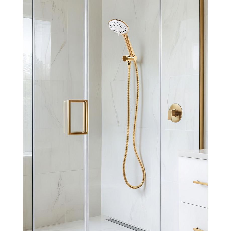 Beliani Duschkopf mit Schlauch aus ABS (robuster Kunststoff) Klassisch TUMPLE  