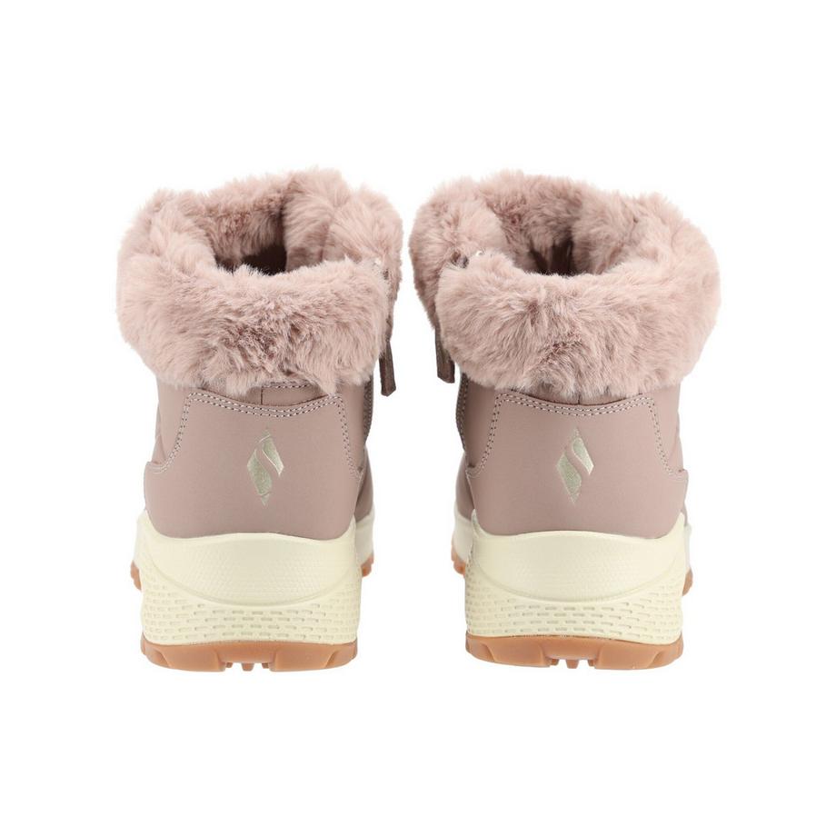 SKECHERS Basket d'hiver avec bordure en fausse fourrure  