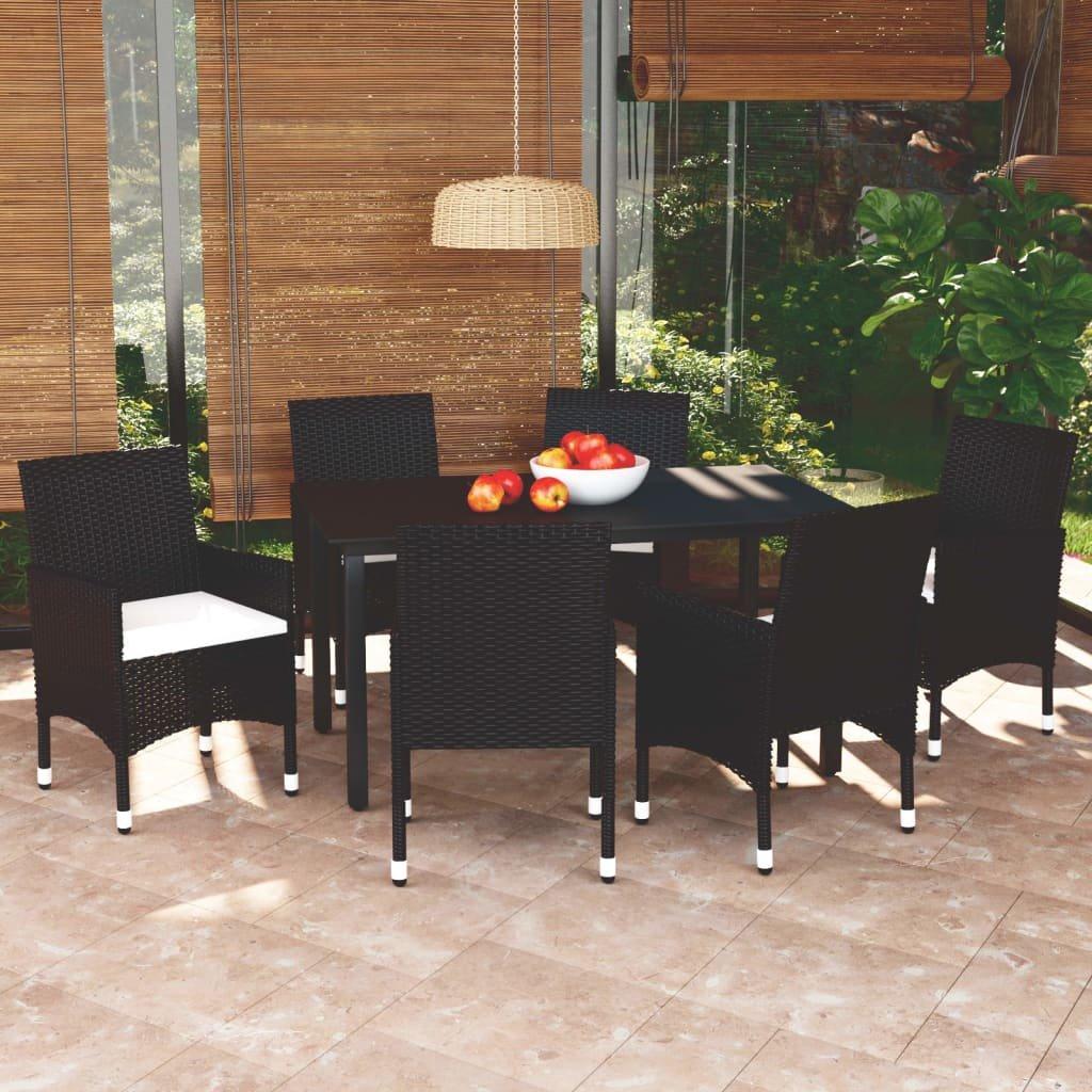 VidaXL Essgruppe poly-rattan  