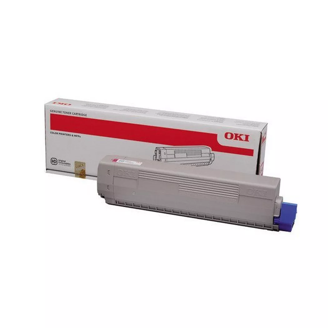 OKI – Toner magenta 44844614 C822 7300 Seiten, Grau, One Size
