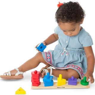 Melissa & Doug  Stapel- und Sortierbrett 