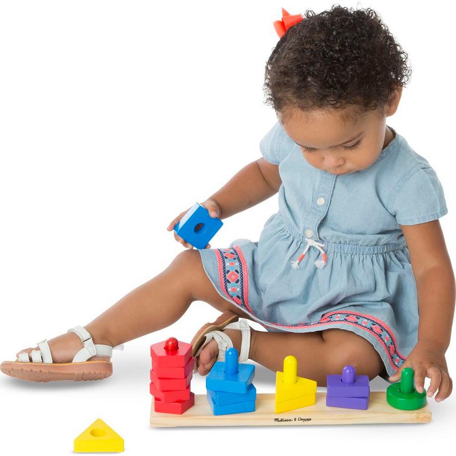 Melissa & Doug  Stapel- und Sortierbrett 