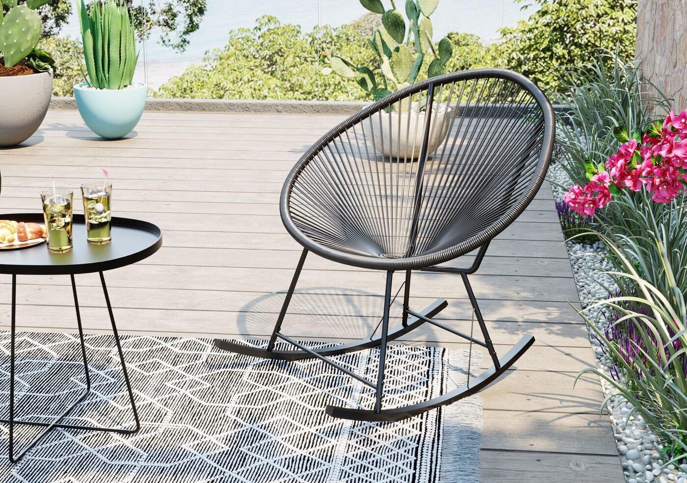 KARE Design Schaukelstuhl Acapulco  