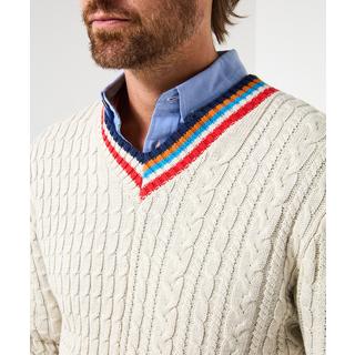 Joe Browns Klassischer Preppy Zopfpullover V-Ausschnitt  