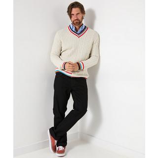 Joe Browns Klassischer Preppy Zopfpullover V-Ausschnitt  