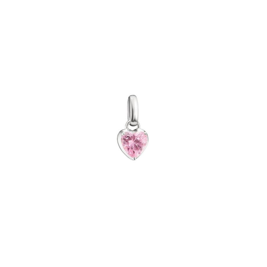 Pendentif Charm en  Cœur avec Pierre de Naissance de Janvier
