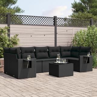 VidaXL set divano da giardino Polirattan  