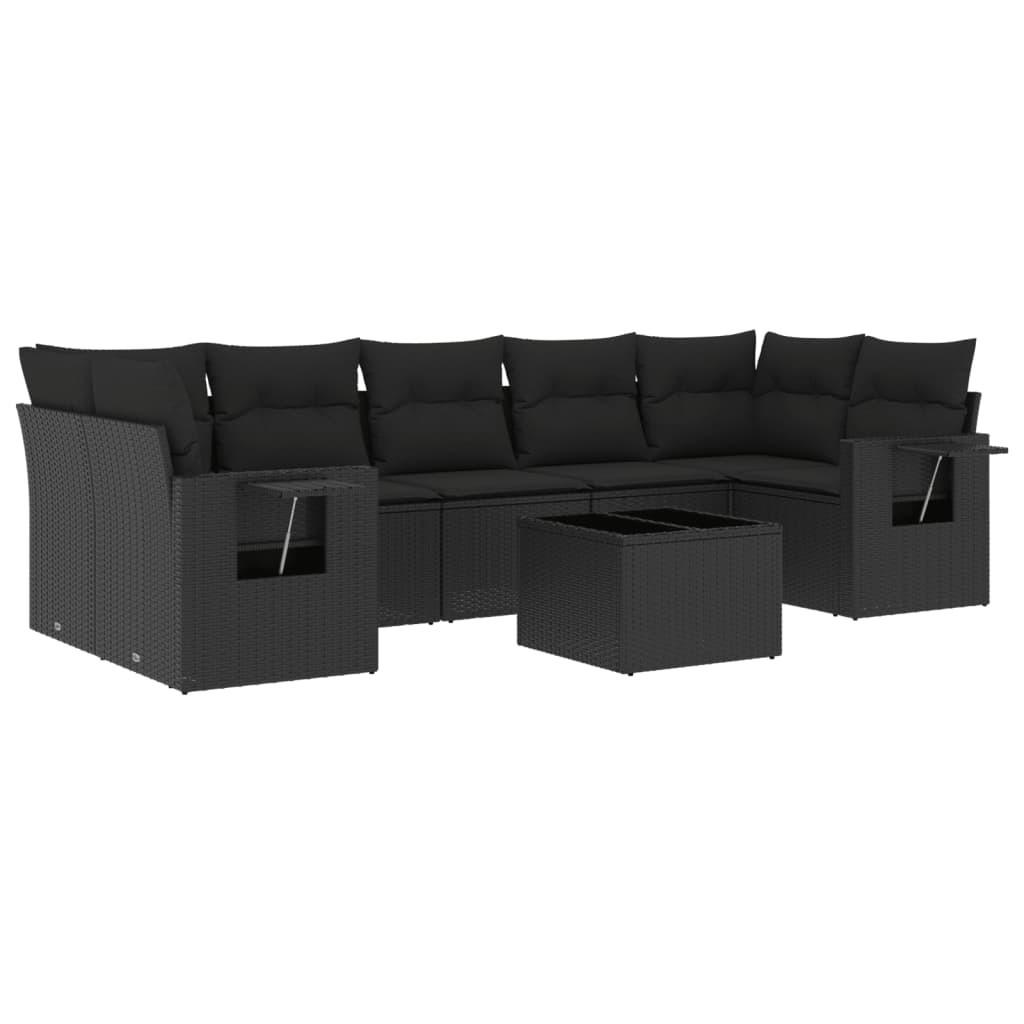 VidaXL set divano da giardino Polirattan  