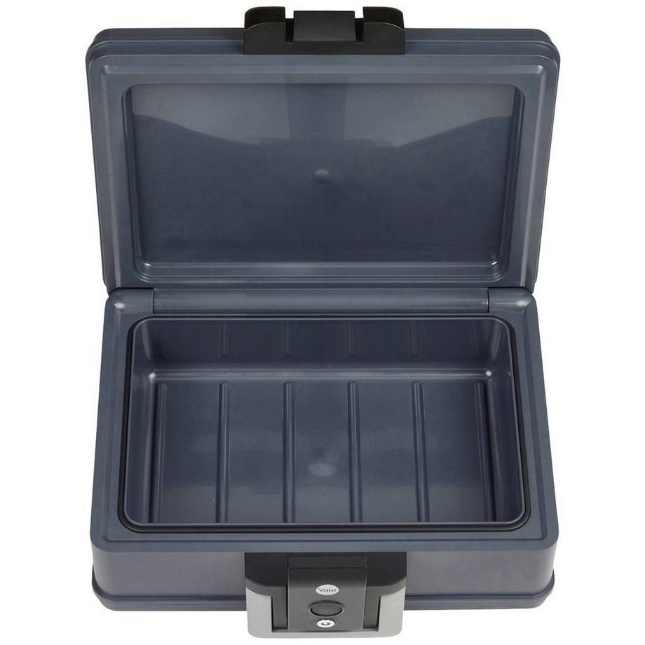 Yale Cassette de contre le feu et l'eau M, 30 min. résistant au feu, 72 h étanche, 2 clés  