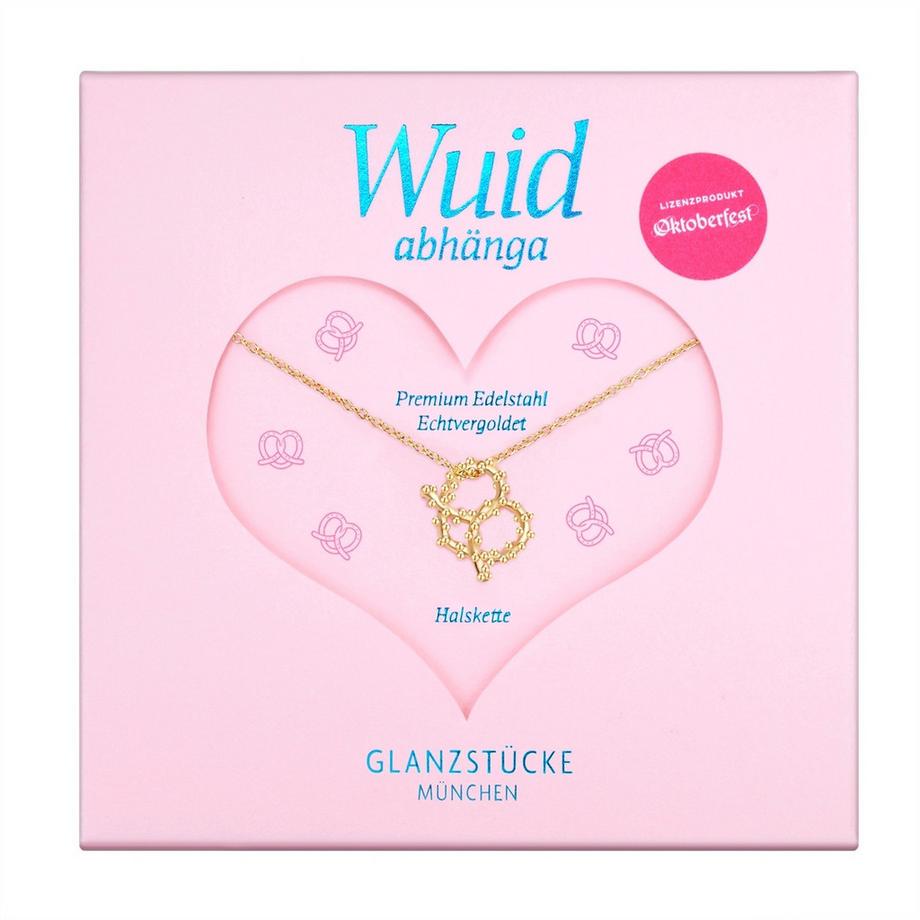 Glanzstücke München  Oktoberfest Collier Herz-Breze Acier inoxydable 