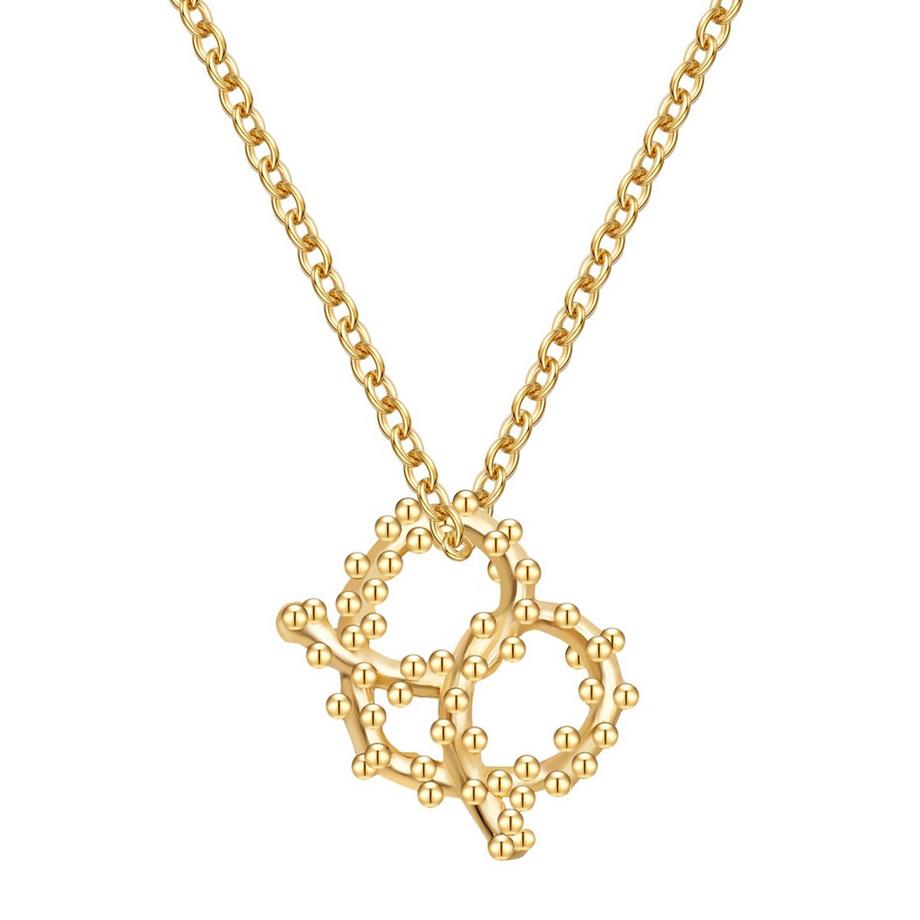 Oktoberfest Collier Herz-Breze Acier inoxydable