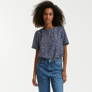 La Redoute Collections  Bluse mit rundem Ausschnitt und 3/4-Ärmeln 