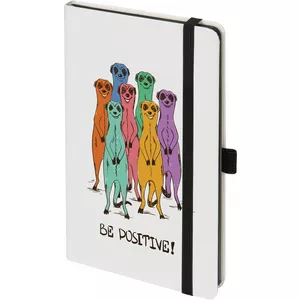 BIELLA Notizbuch KompagnonWhiteTrend 0584533.7622 Meerkats,gepunktet 12.5x19.5cm