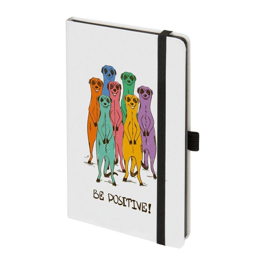 Biella Carnet de notes Kompagnon White Trend 2022, 12,5 x 19,5 cm, pointé - Multicolores  