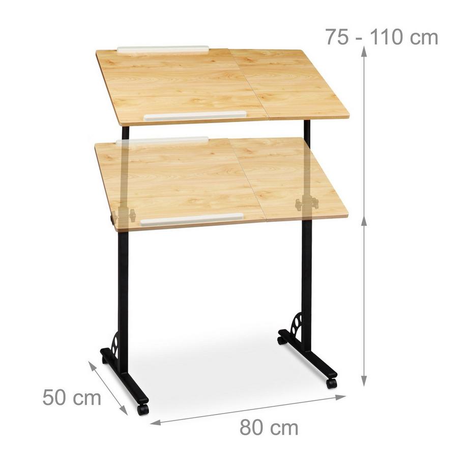 B2X  Grande table réglable pour ordinateur portable 