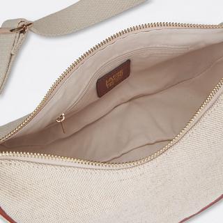 La Redoute Collections Sac Banane Toile Contrastée  