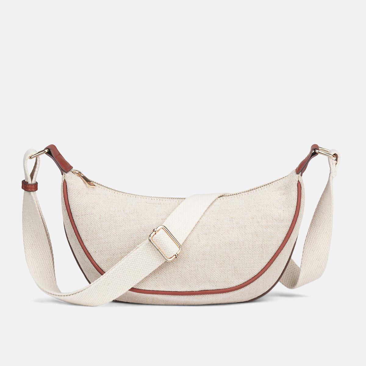 La Redoute Collections Sac Banane Toile Contrastée  