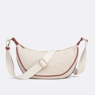 La Redoute Collections Sac Banane Toile Contrastée  