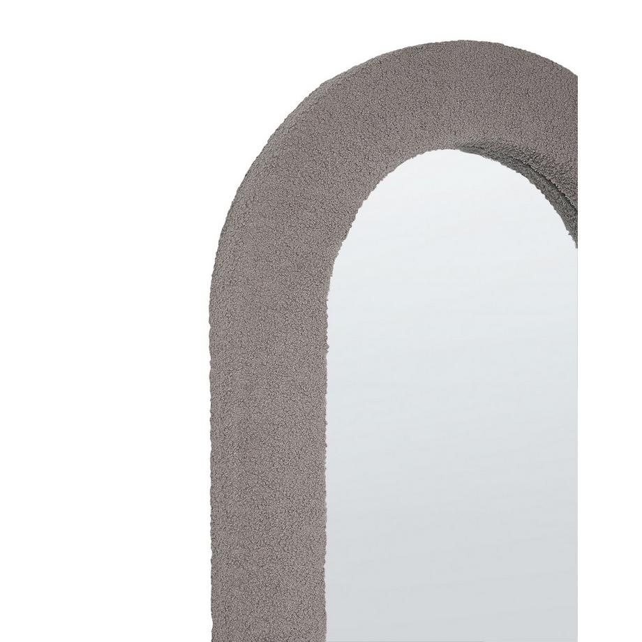 Beliani Wandspiegel aus Bouclé Retro CERVON  