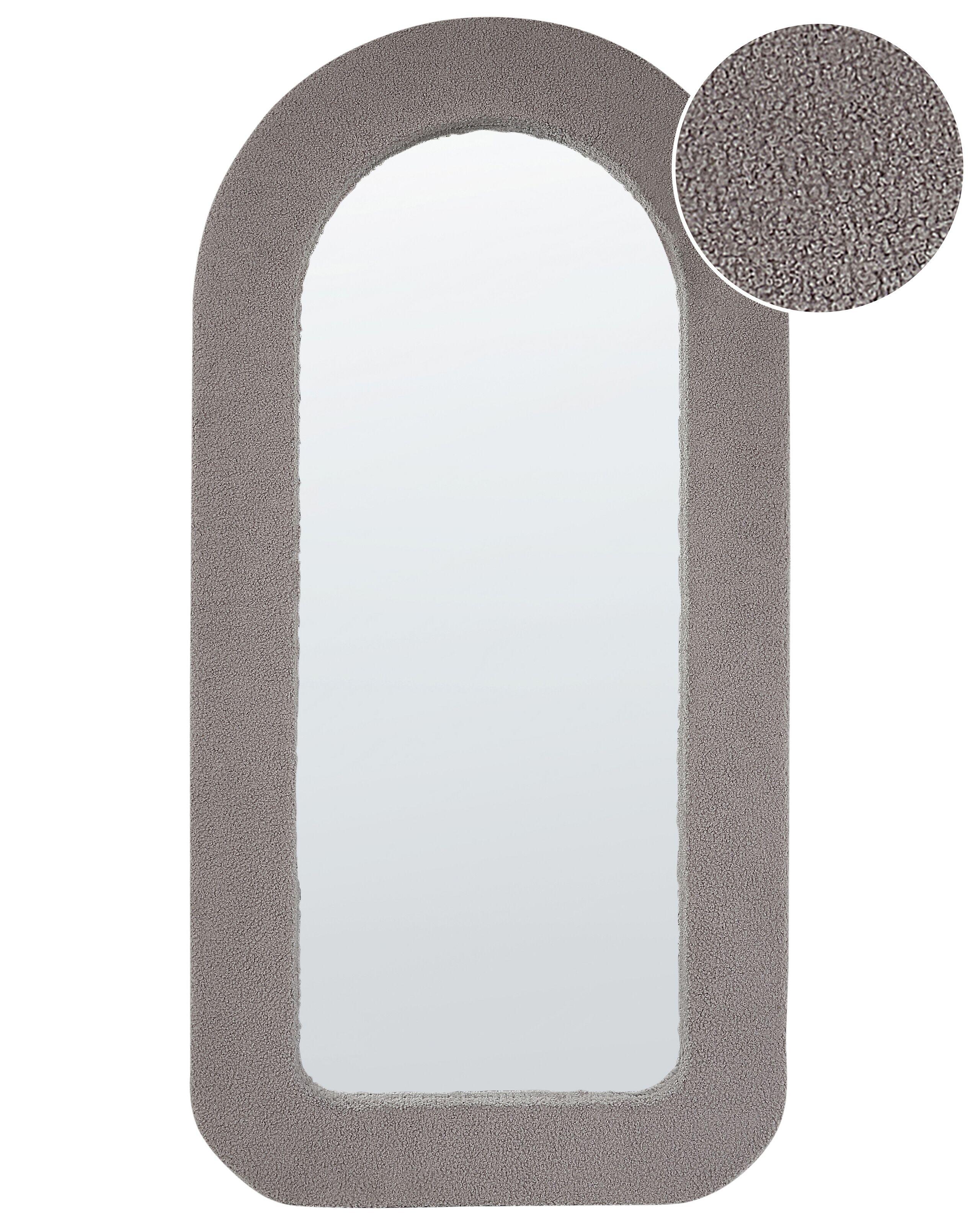 Beliani Miroir en Bouclé Moderne CERVON  