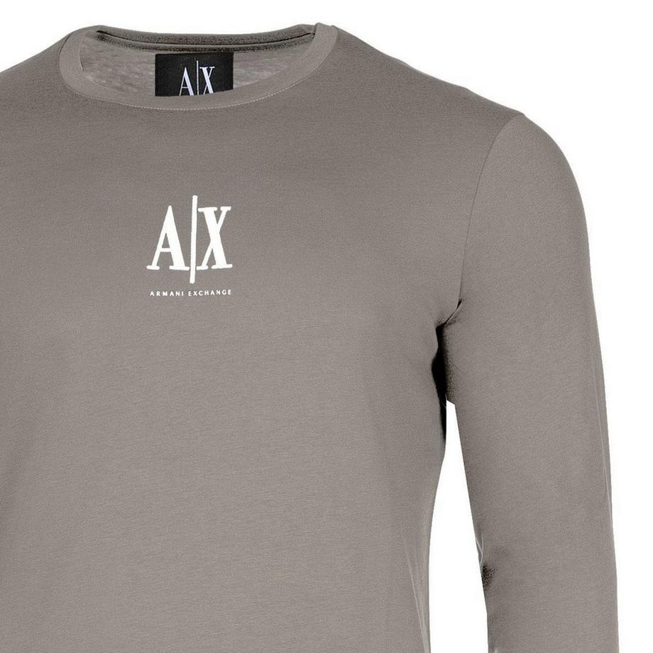 Armani Exchange Langarmshirt Figurbetont T-Shirt  