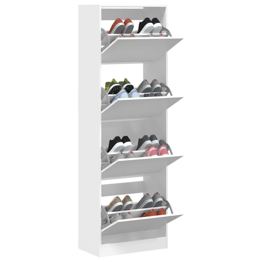 VidaXL Armoire à chaussures bois d'ingénierie  