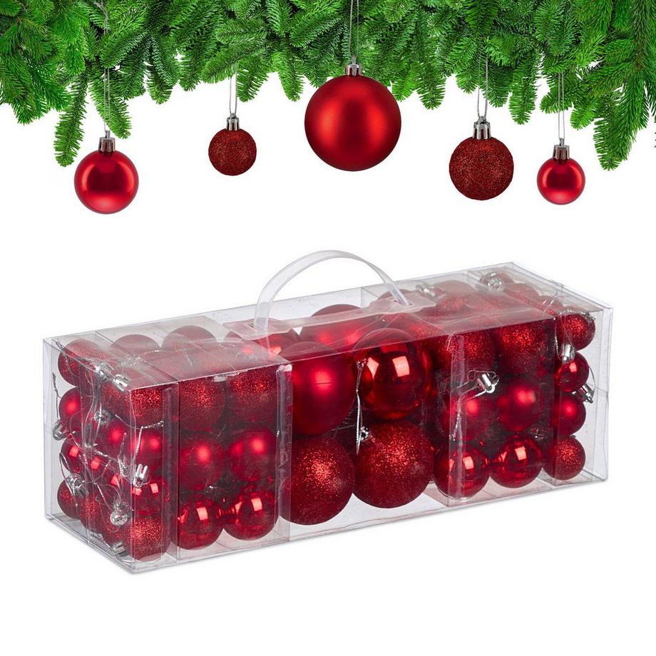 Ensemble de boules de Noël