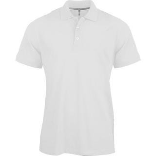 Kariban  kurzarm-poloshirt blanc 