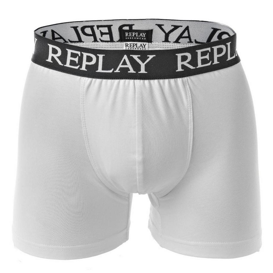 REPLAY Boxershorts 3er Pack Figurbetont  