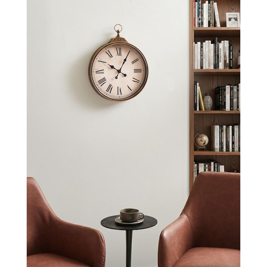 Beliani Horloge murale en Matière synthétique Rétro GANDIA  