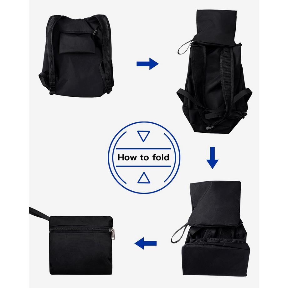 Only-bags.store Ultraleichter faltbarer Rucksack Kleiner verpackbarer Wanderrucksack  