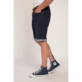 JP1880  Bermuda di jeans con taglio speciale per l'addome, cinque tasche e tessuto estremamente elasticizzato 